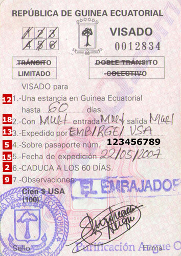 Visa de Guinea