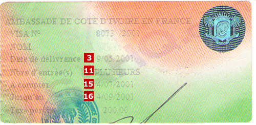 Visa de Costa de Marfil