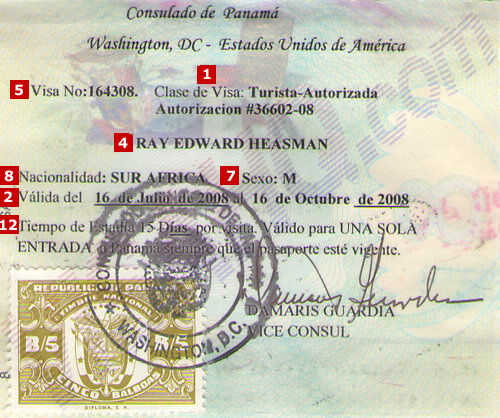 Visa de Panamá