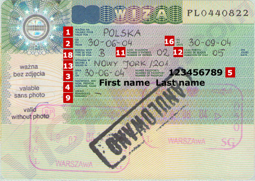 Visa de Polonia